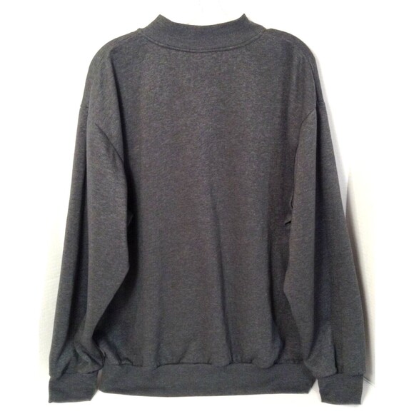 Vtg John Blair Jacket Men XL Gray Full Zip Lightweight Windbreaker Grandpa Dad - Picture 5 of 10